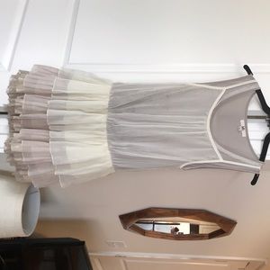 Cute layered + ruffled dress